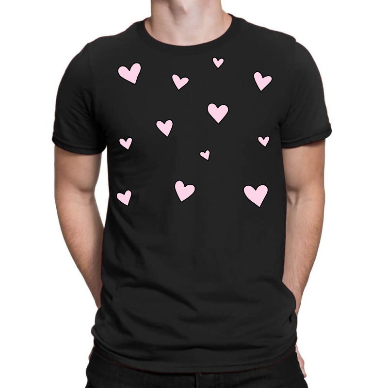 Pink Hearts T-shirt | Artistshot