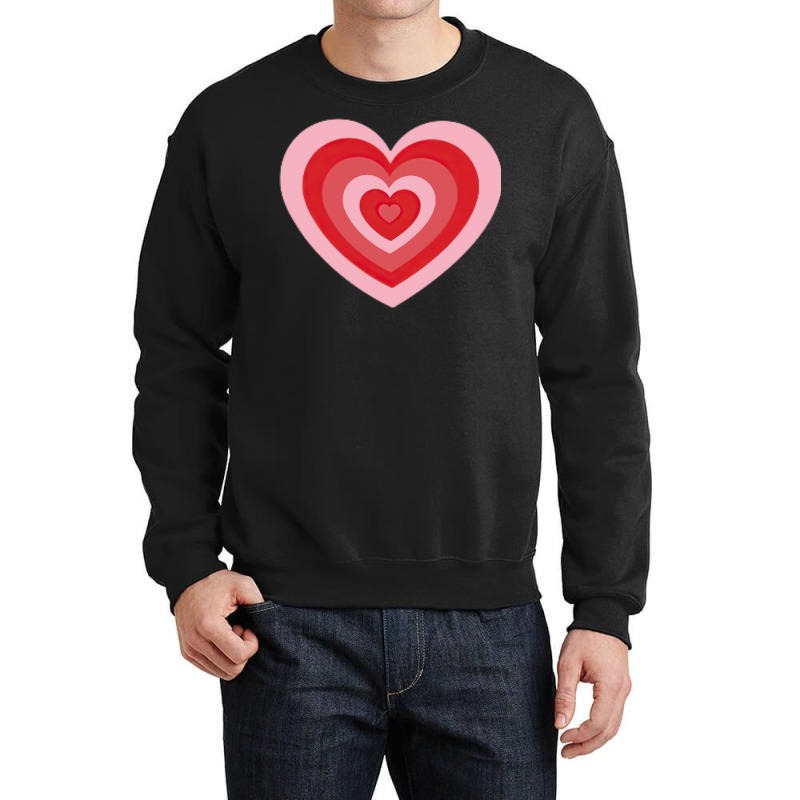 Red And Pink Hearts Crewneck Sweatshirt | Artistshot