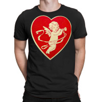 Red Heart Valentine Coquette Cherub Angel T-shirt | Artistshot