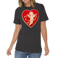 Red Heart Valentine Coquette Cherub Angel Vintage T-shirt | Artistshot