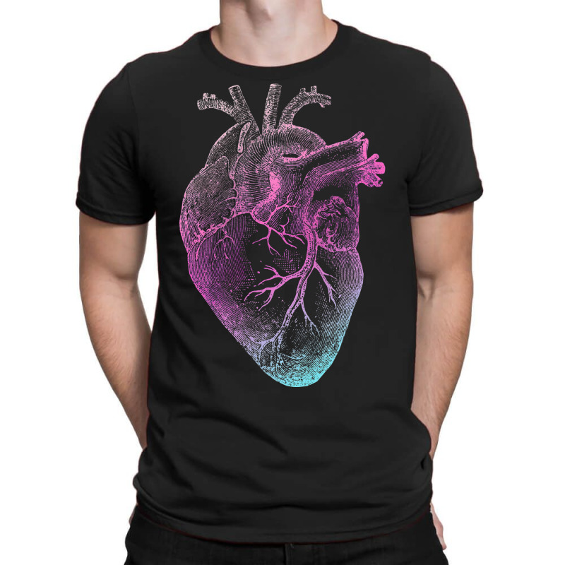 Pinky Heart   Vintage Heart Anatomy T-shirt | Artistshot