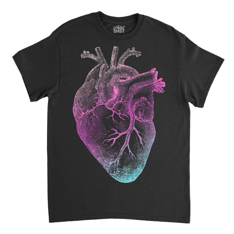 Pinky Heart   Vintage Heart Anatomy Classic T-shirt | Artistshot