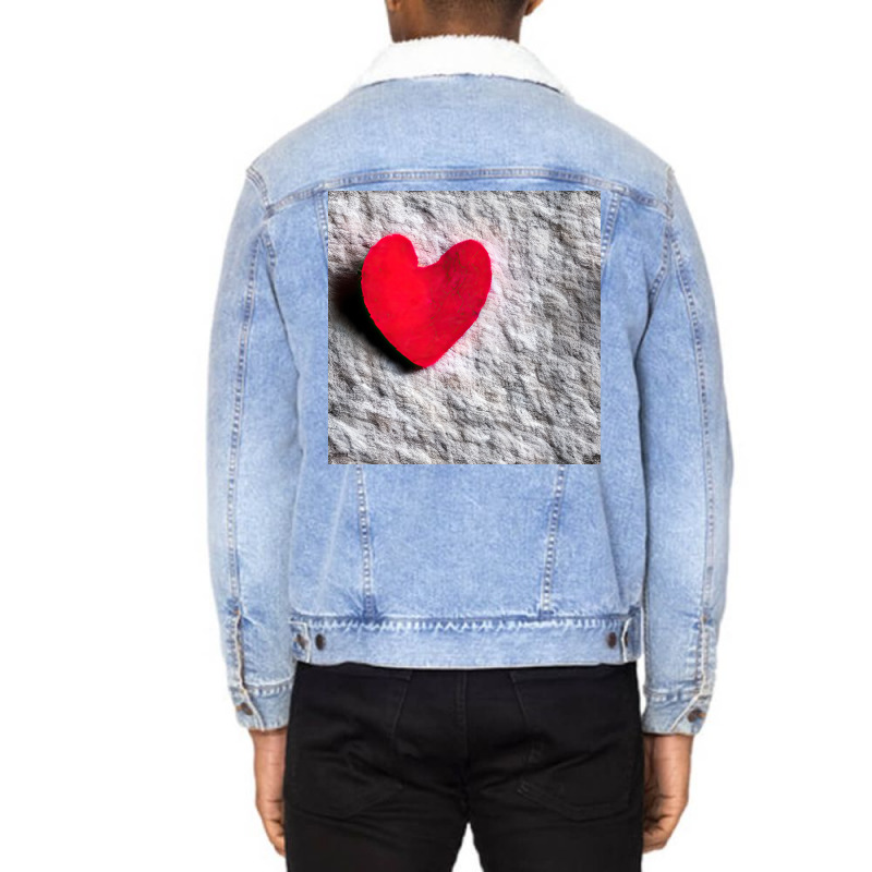 The Lonely Heart Unisex Sherpa-lined Denim Jacket | Artistshot