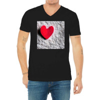 The Lonely Heart V-neck Tee | Artistshot