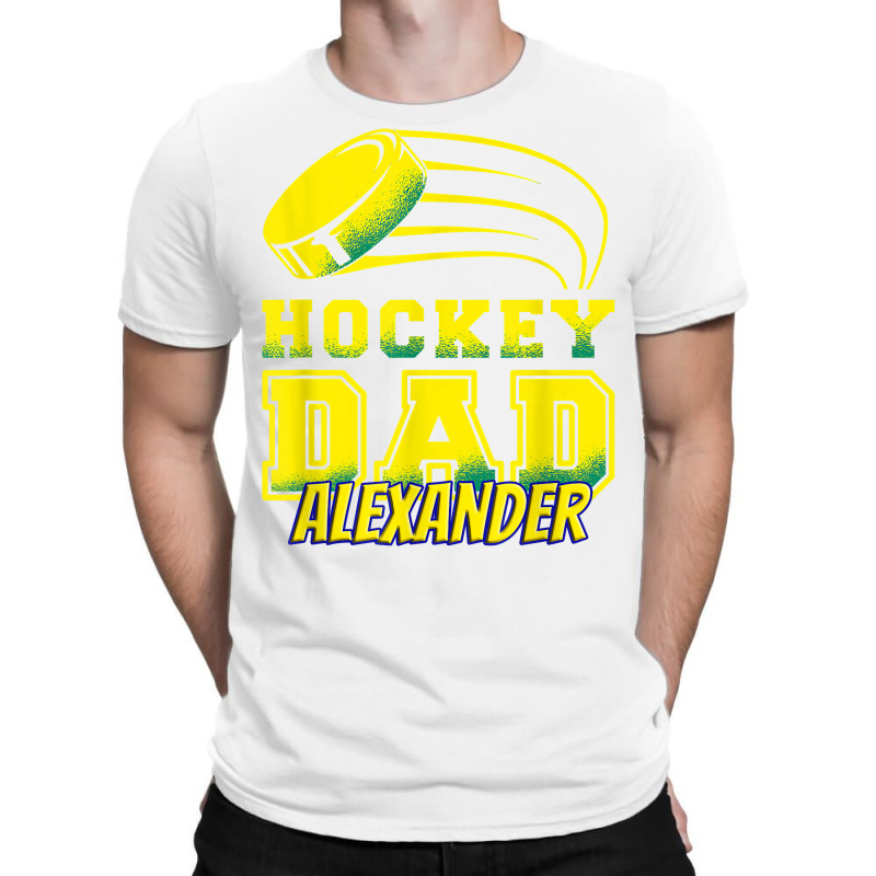 Alexander Hockey Dad With Puck Mens T Shirt T-shirt | Artistshot