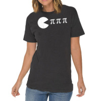 Funny Pi Day Math Science Ate Pi Symbol T Shirt Vintage T-shirt | Artistshot