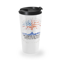 American Grown With Estonian Roots Estonia Flag Usa Flag Travel Mug | Artistshot