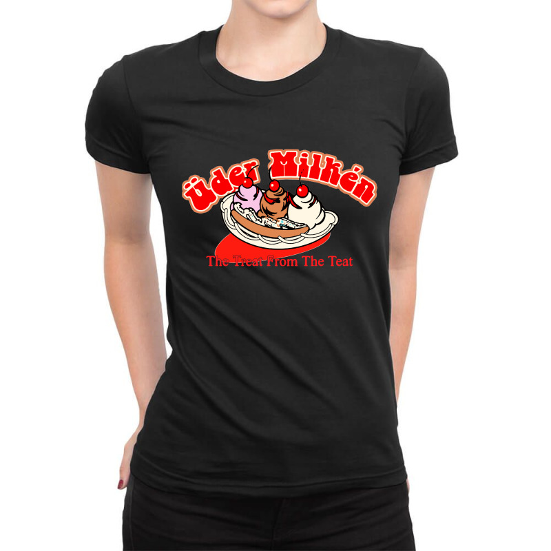 Uder Milken From Grand Theft Ladies Fitted T-Shirt by Bakwan Art | Artistshot