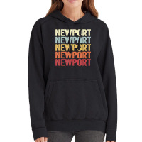 Newport Maine Newport Me Retro Vintage Text T Shirt Vintage Hoodie | Artistshot