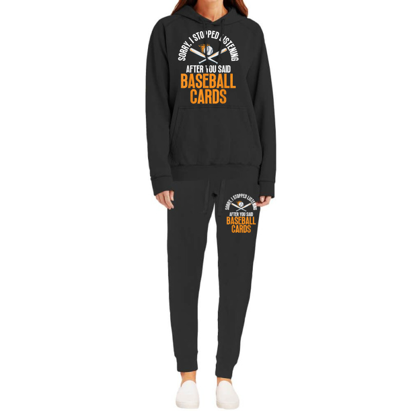 You Said Baseball Cards Collector Collecting Lover Graphic T Shirt Hoodie & Jogger Set | Artistshot