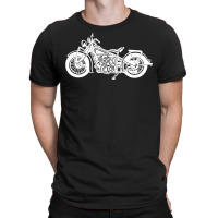 Retro American Vintage Style Motorcycle Design T Shirt T-shirt | Artistshot