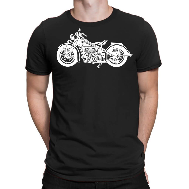 Retro American Vintage Style Motorcycle Design T Shirt T-shirt | Artistshot