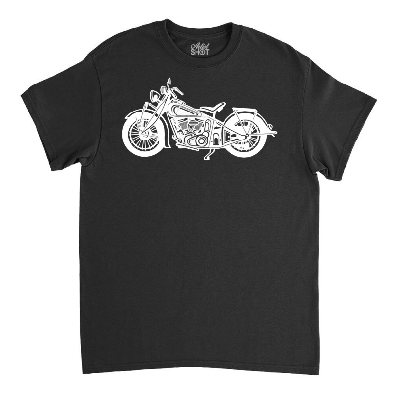 Retro American Vintage Style Motorcycle Design T Shirt Classic T-shirt | Artistshot