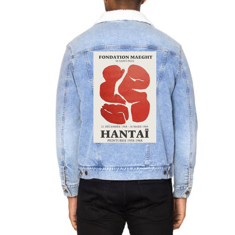 Hantai Unisex Sherpa-Lined Denim Jacket by anniesawayn | Artistshot