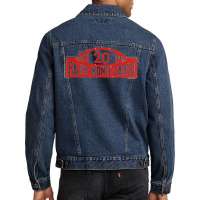 1973 Monte Carlo Rally Vintage Plate Men Denim Jacket | Artistshot