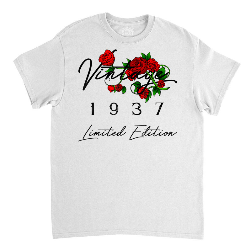 86 Year Old Gifts Vintage 1937 86th Men Women 86th Birthday T Shirt Classic T-shirt | Artistshot