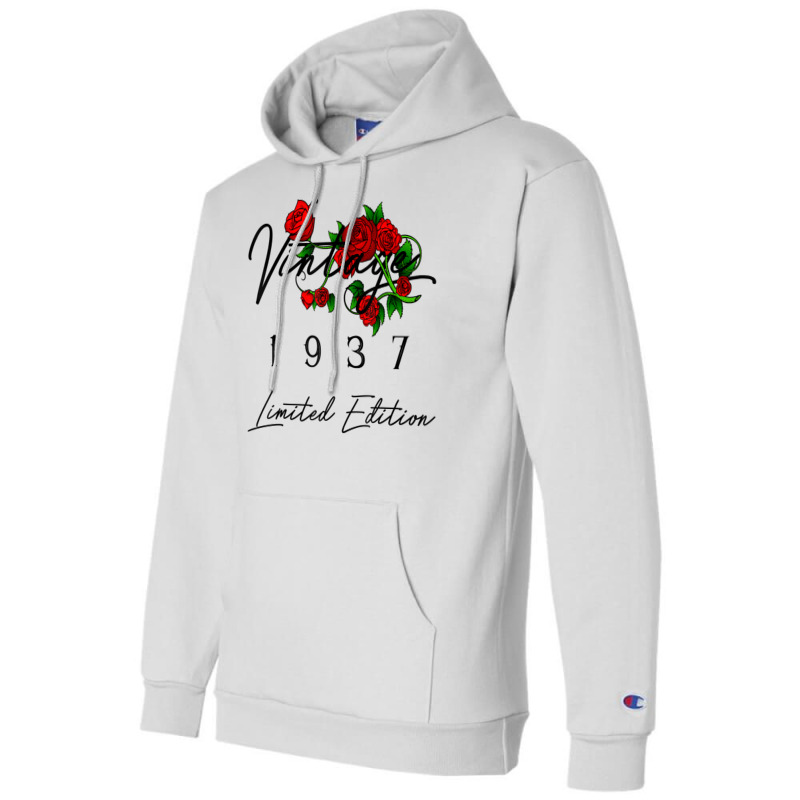 86 Year Old Gifts Vintage 1937 86th Men Women 86th Birthday T Shirt Champion Hoodie | Artistshot