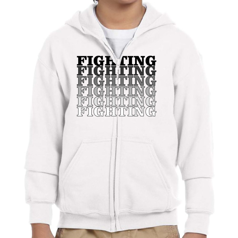 Fighting Youth Zipper Hoodie by rubenelbarne | Artistshot