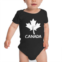 I Love Canada, Canadian Flag Vintage Canadian Maple Leaf Baby Bodysuit | Artistshot