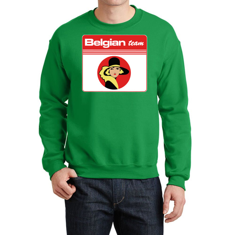 Belgian Team Crewneck Sweatshirt by olsettorbasl | Artistshot