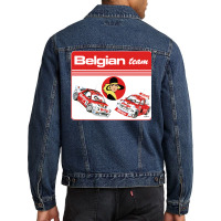 Belgian Team 86 Men Denim Jacket | Artistshot