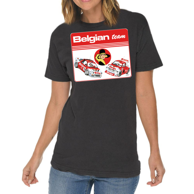 Belgian Team 86 Vintage T-Shirt by olsettorbasl | Artistshot