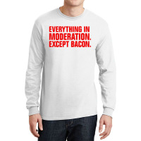 Album Music Except, Bacon Long Sleeve Shirts | Artistshot