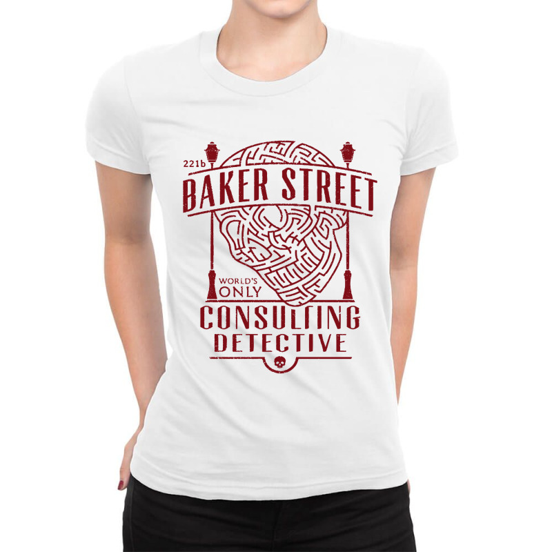 Baker Street Consulting Detective Ladies Fitted T-Shirt by Kimonos | Artistshot