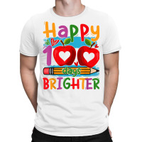 Happy 100 Days Brighter Shirt For Teachers Kids Boys Girls T Shirt T-shirt | Artistshot