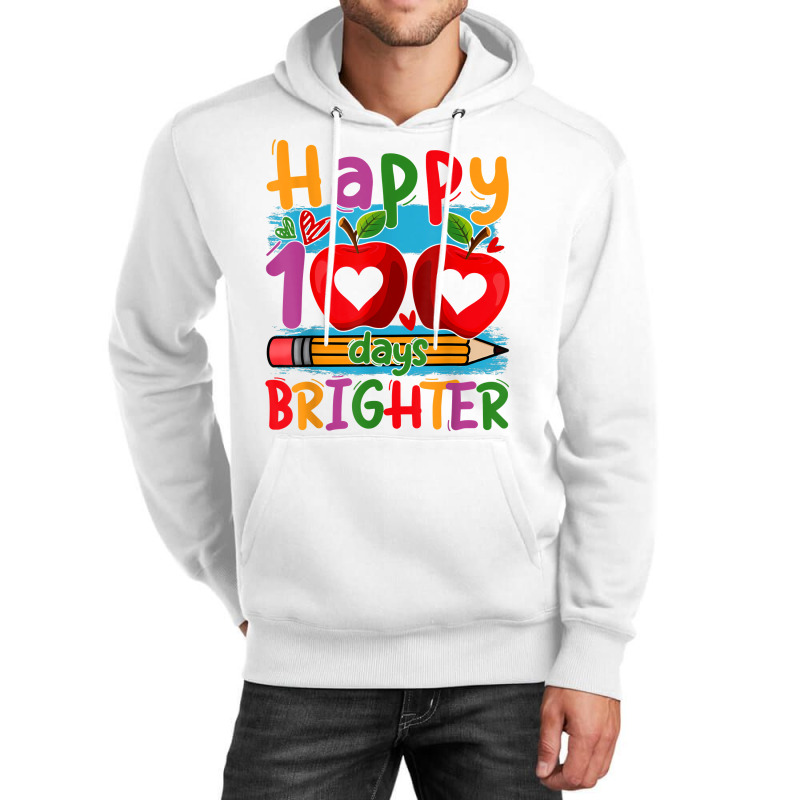 Happy 100 Days Brighter Shirt For Teachers Kids Boys Girls T Shirt Unisex Hoodie | Artistshot