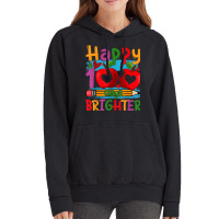 Happy 100 Days Brighter Shirt For Teachers Kids Boys Girls T Shirt Vintage Hoodie | Artistshot