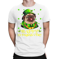 Happy St. Pugtrick's Day Leprechaun Hat Irish Ireland Flag T Shirt T-shirt | Artistshot