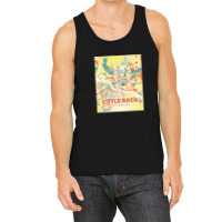 Little Rock Us Map Tank Top | Artistshot