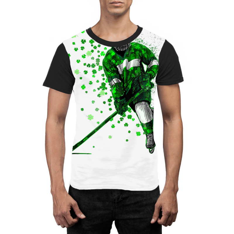 Irish Hockey Player Shamrock St Patrick's Day T Shirt Graphic T-shirt | Artistshot