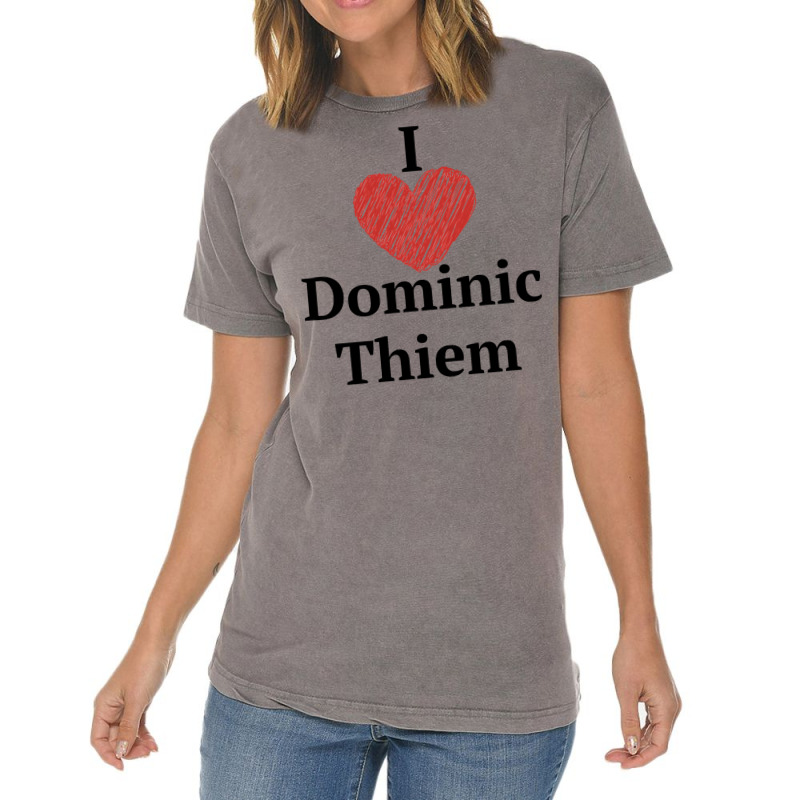 I Love Dominic Thiem Vintage T-Shirt by maxaaneec | Artistshot