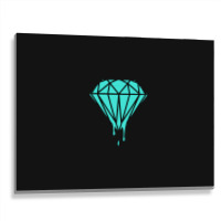 Drippin' Diamond Metal Print Horizontal | Artistshot