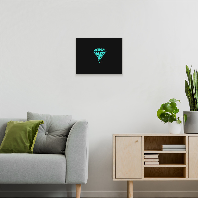 Drippin' Diamond Metal Print Horizontal | Artistshot