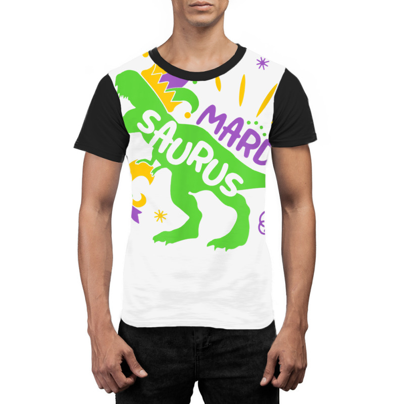 Mardi Saurus T Rex Dinosaur Mardi Gras T Shirt Graphic T-shirt | Artistshot