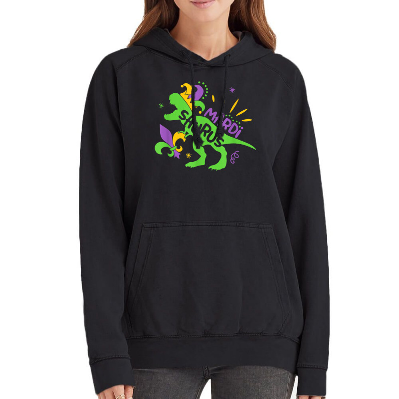 Mardi Saurus T Rex Dinosaur Mardi Gras T Shirt Vintage Hoodie | Artistshot