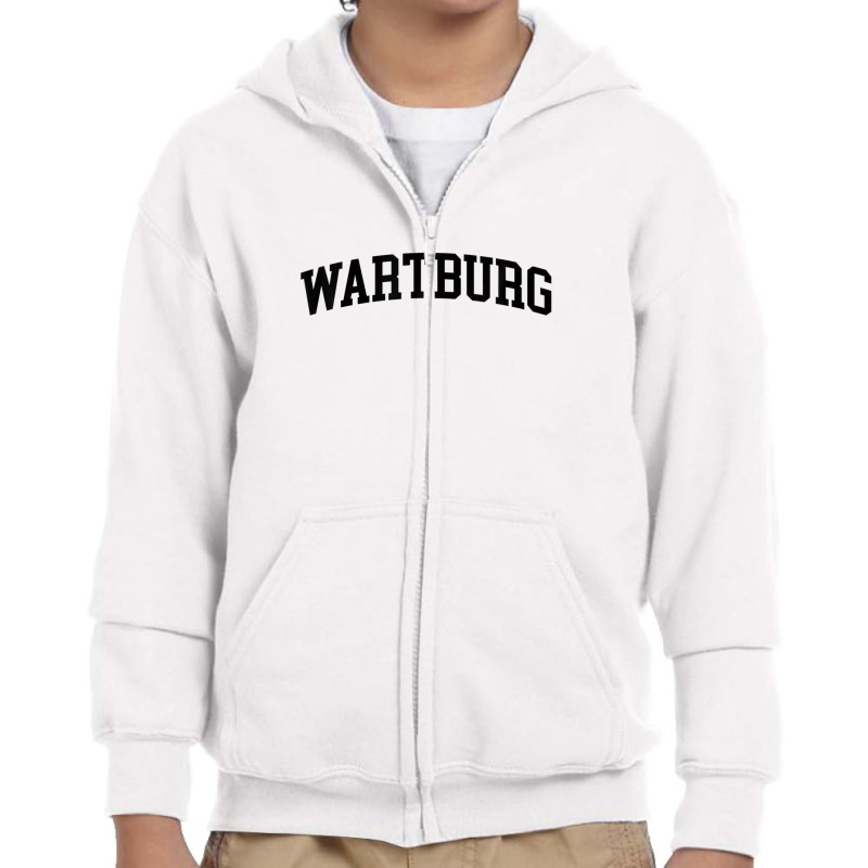 Wartburg Athletic Arch College University _ Alumni Youth Zipper Hoodie by gagajaexterq | Artistshot