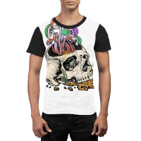 Skull Morels Mushroom Retro Vintage Shirt Gift For Gardening T Shirt Graphic T-shirt | Artistshot