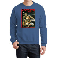 Appleseed   80's Anime Cyberpunk Military Action Crewneck Sweatshirt | Artistshot