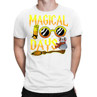 Wizard 100 Magical Days 100th Days Of School Kids Teachers T Shirt T-shirt | Artistshot