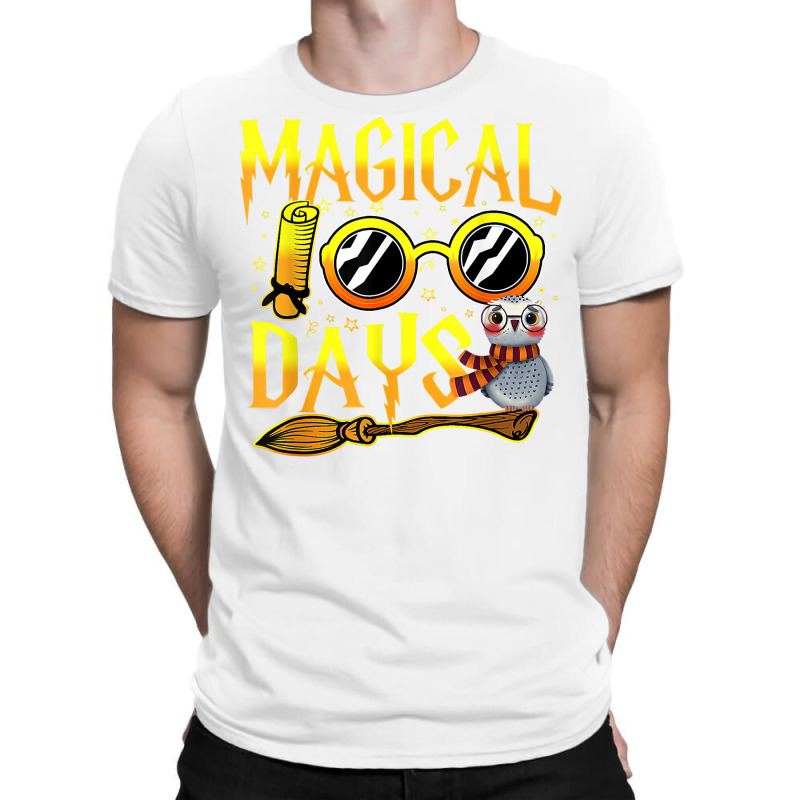 Wizard 100 Magical Days 100th Days Of School Kids Teachers T Shirt T-shirt | Artistshot