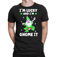 Womens I'm Lucky And I Gnomme It Happy St Patricks Day Gnome T Shirt T-shirt | Artistshot