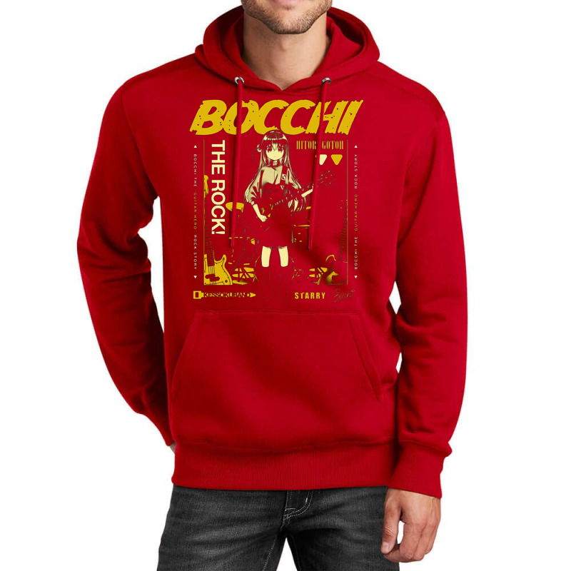 Bocchi The Rock Funny Anime Unisex Hoodie by olsettorbasl | Artistshot