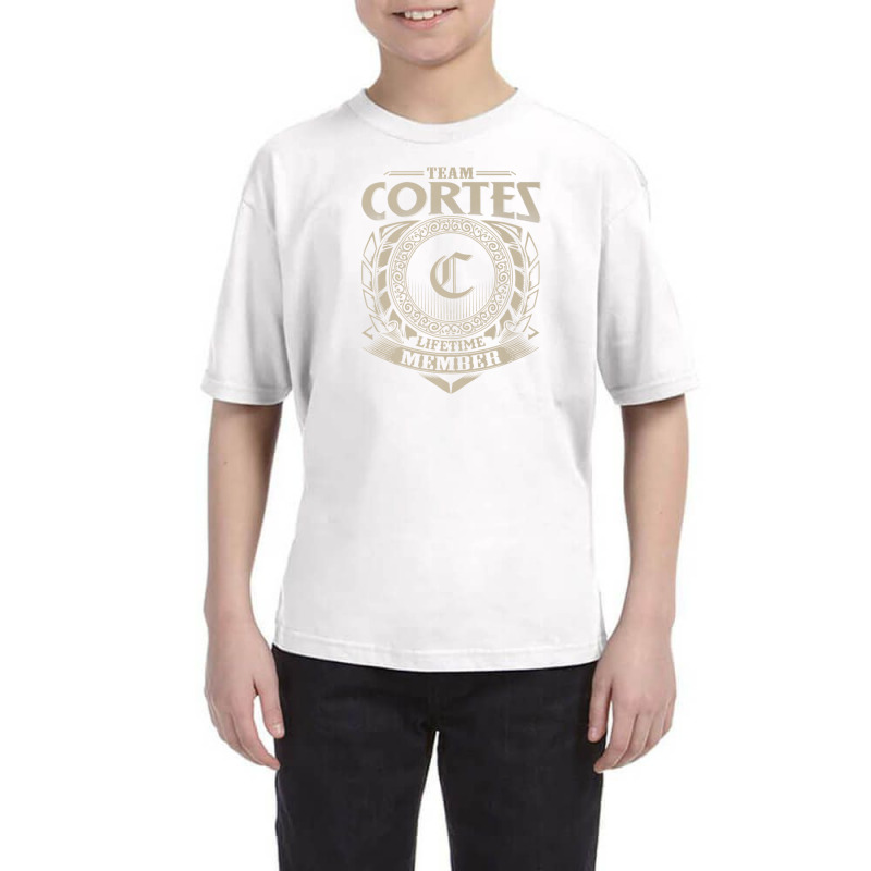 Team Cortes Lifetime Member Vintage Cortes Family Youth Tee by nedalcizmjag | Artistshot