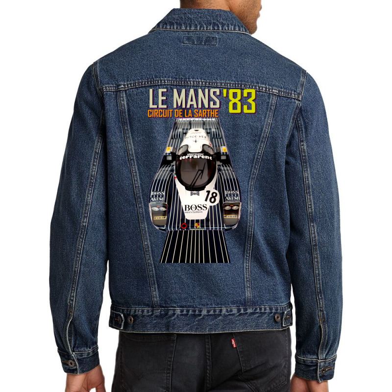 Boss Obermaier 956 Lh   Le Mans 1983 Men Denim Jacket by olsettorbasl | Artistshot