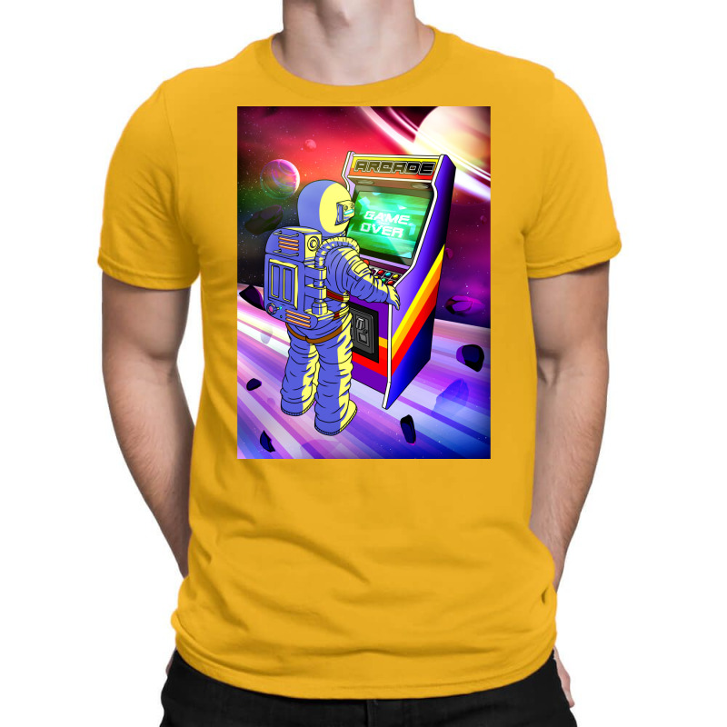 Astronaut Arcade Gamer T-Shirt by rozihapirrirq | Artistshot