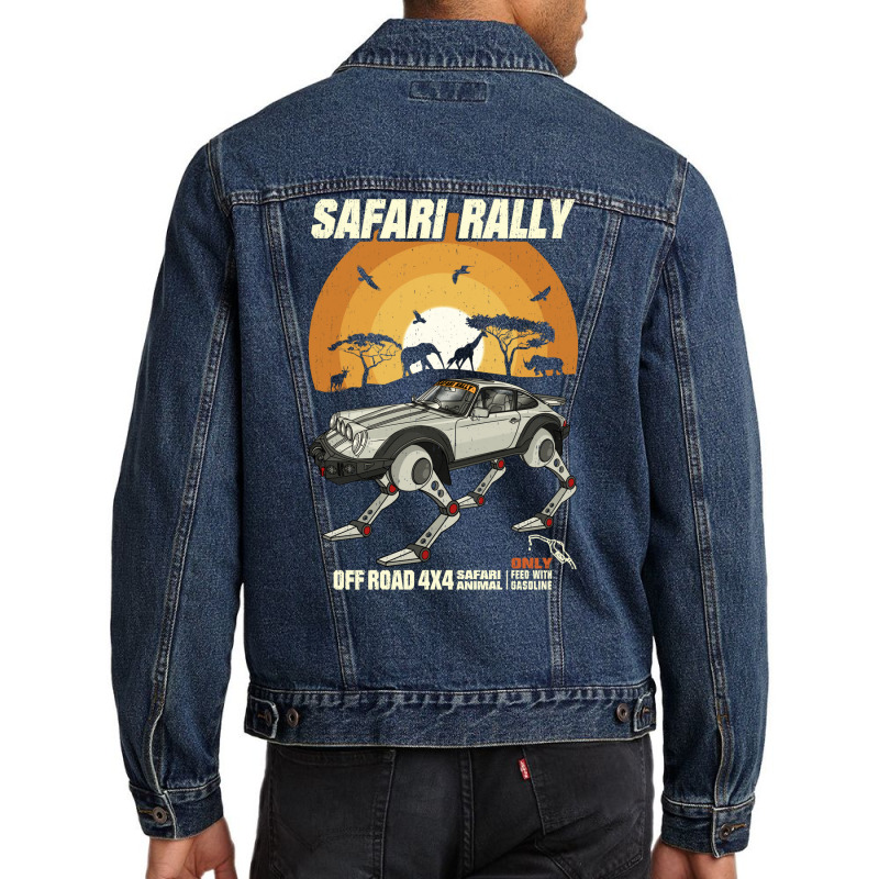 Autobeast Offroad Safari Rally Men Denim Jacket by rozihapirrirq | Artistshot